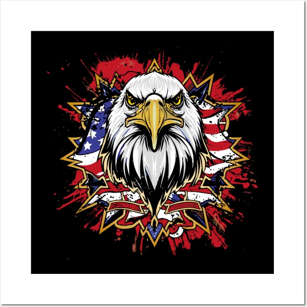 American Bald Eagle – January Wall Art by irfankokabi